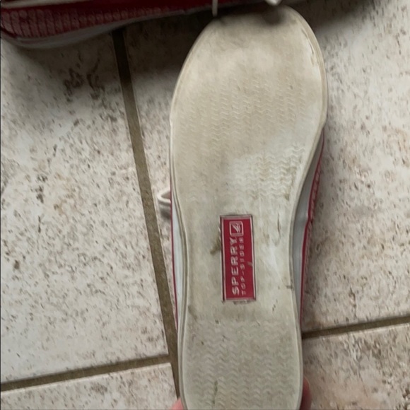 HOST PICK Sperry Women's Bahama 2-Eye Red Sequin - Picture 6 of 8